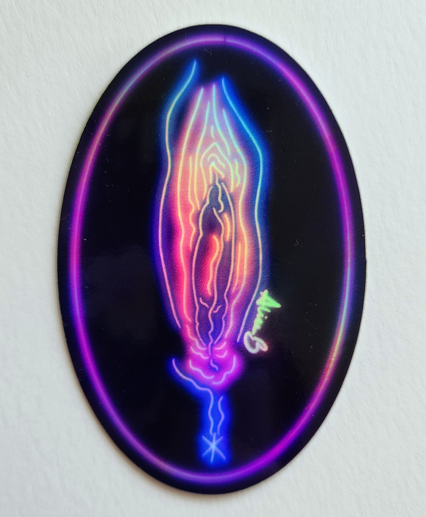 ELECTRIC PVSSY NO. 1 Holographic Sticker