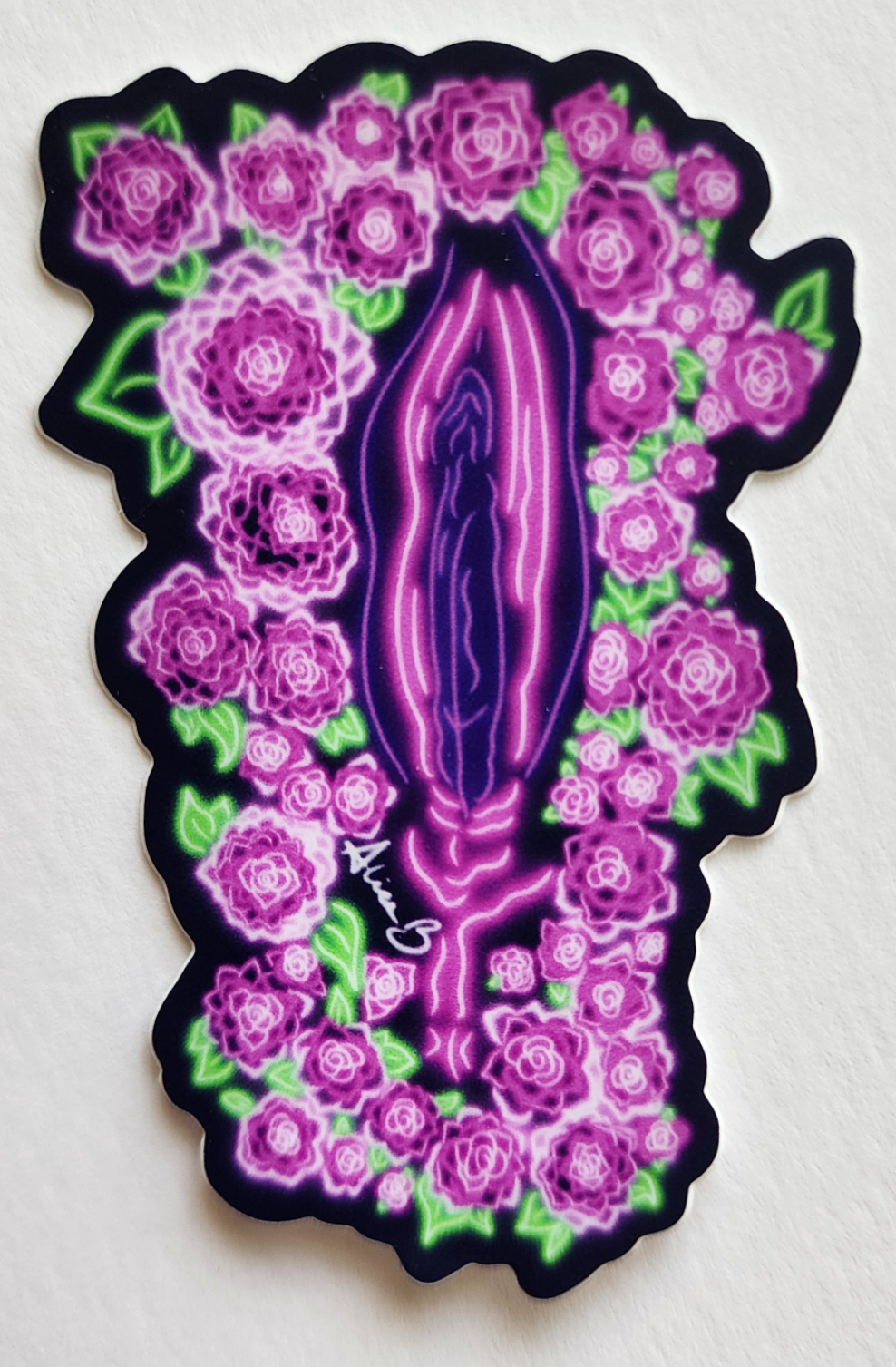 Flowers For My Pvssy Sticker